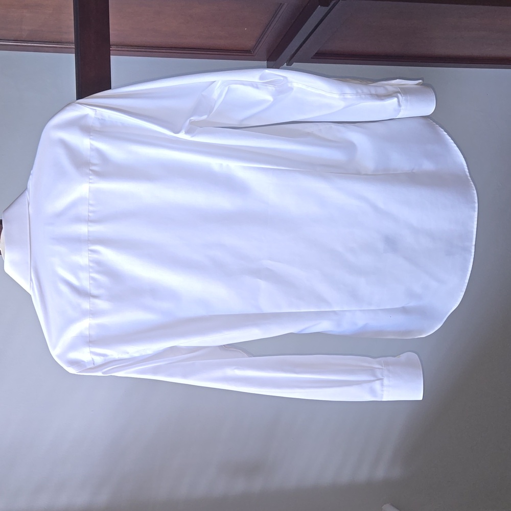 Blu by Polifroni White Mens Dress Shirt, 14 1/2, Like New Condition. - Picture 3 of 9